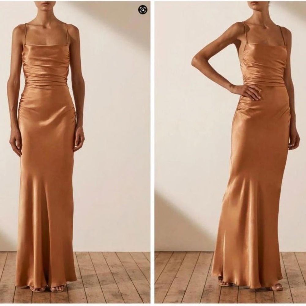 Shona Joy La Lune Lace Back Maxi Dress